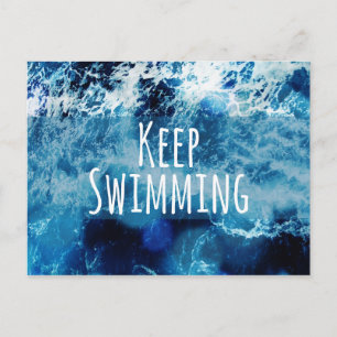 Postal Mantener el baño con motivación
