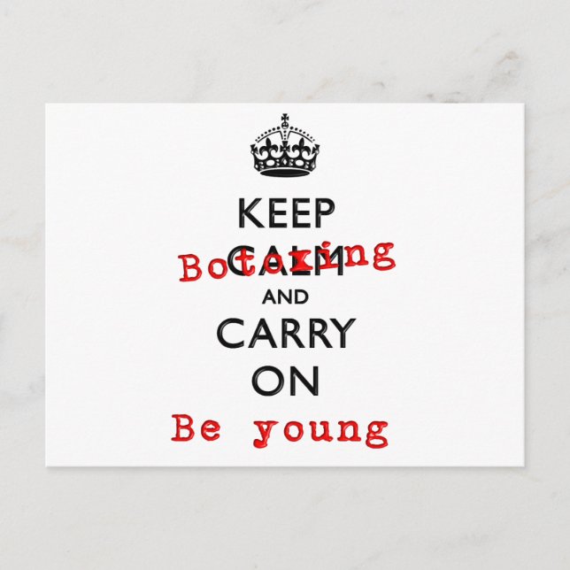 POSTAL MANTENER EL BOTOXEO (Anverso)