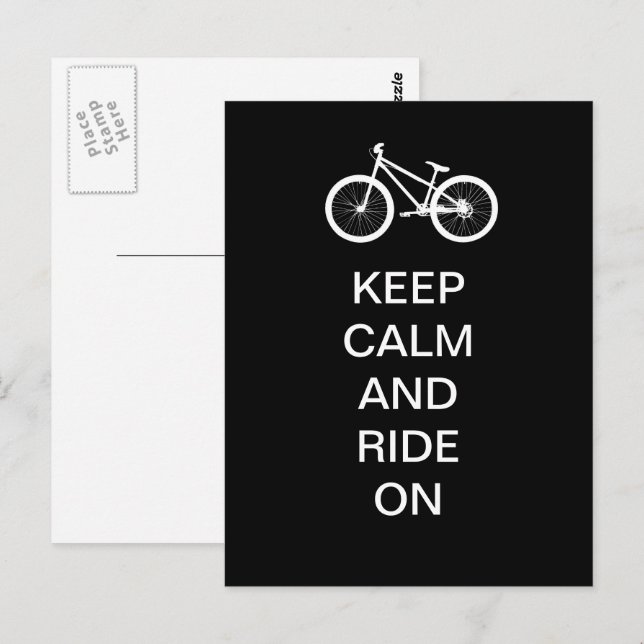 Postal Mantener el paso en calma (Anverso / Reverso)