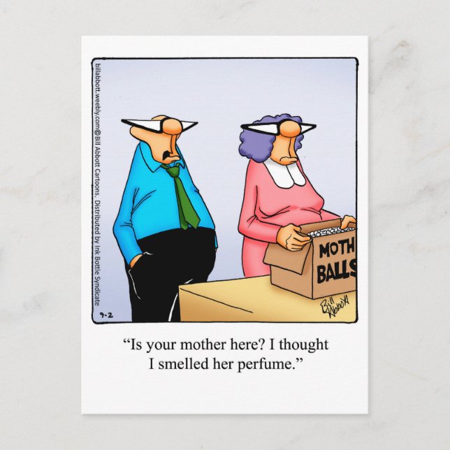 Postal Mantener En Contacto Humor Postcard "Spectickles" (Anverso)