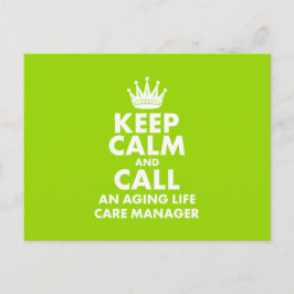 Postal "Mantener la calma"