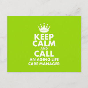 Postal "Mantener la calma"
