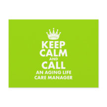 Postal "Mantener la calma"