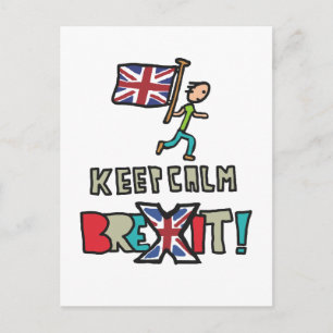 Postal Mantener la calma Brexit