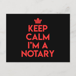 Postal Mantener la calma notario notario abogado notario 