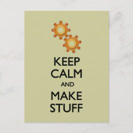 Postal Mantener la calma para hacer las cosas