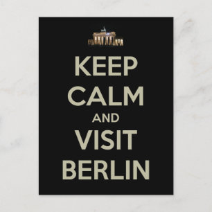 Postal mantener la calma visitar berlín