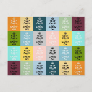 Postal mantener la calma y continuar