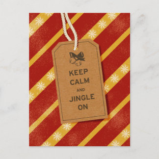 Postal Mantener la calma y el jingle activado