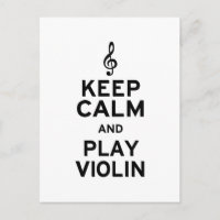 Mantener la calma y reproducir violín