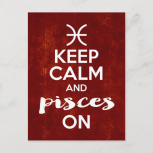 Postal Mantener Las Pisas Tranquilas En El Horóscopo De C