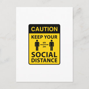 Postal Mantener su distancia social