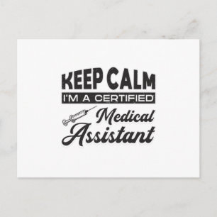 Postal Mantener tranquilo al asistente médico Médica Medi