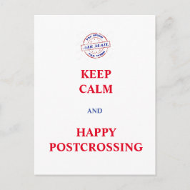 Postal Mantener un paso tranquilo y feliz