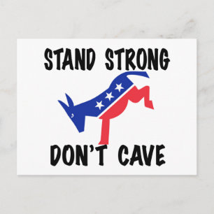 Postal Mantenerse fuerte No Cubrir