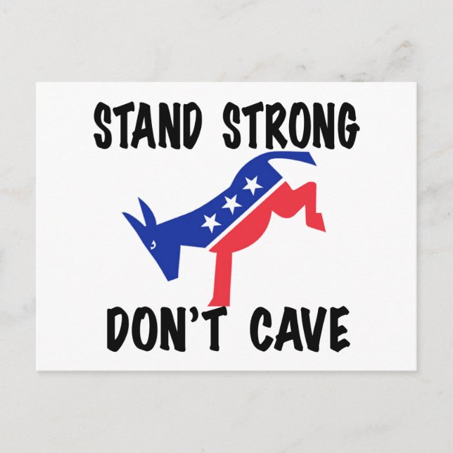 Postal Mantenerse fuerte No Cubrir (Anverso)