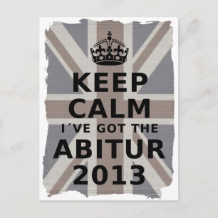 POSTAL MANTENGA CALMA TENGO EL ABITUR 2013