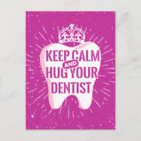Mantenga la calma y abraza a su dentista