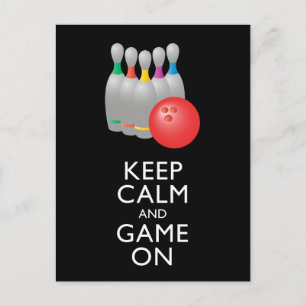 Postal MANTENGA LA CALMA Y EL JUEGO CONTINUADO - Bolas