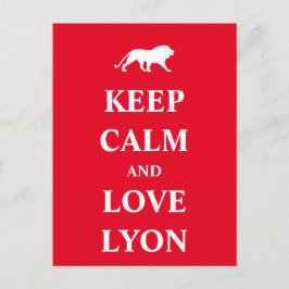 Postal Mantengan la calma y amen a Lyon