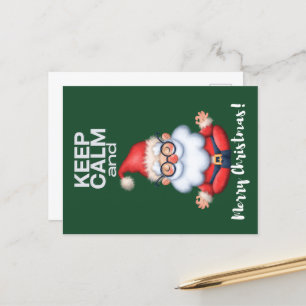 Postal Mantengan la calma y la Feliz Navidad