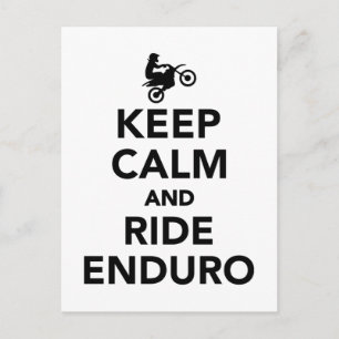 Postal Mantengan la calma y monten Enduro