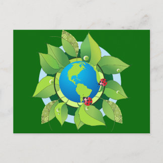 Postal Manténganlo verde para el Día de la Tierra
