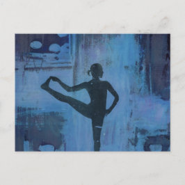 Postal Mantengo Mi Chica De Yoga Equilibrado