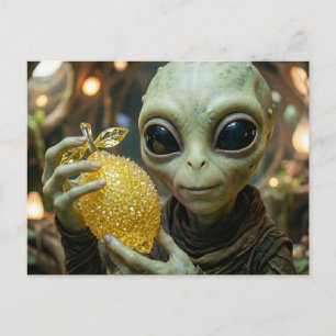 Postal Manteniéndose en Contacto   Alien y Limón Cristali