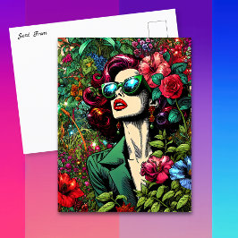 Postal Manteniéndose en contacto con este Bonito