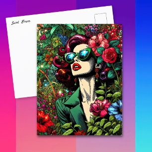 Postal Manteniéndose en contacto con este Bonito