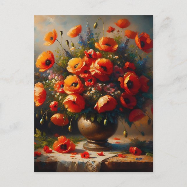 Postal Manteniéndose en contacto | Paquetes rojos (Anverso)