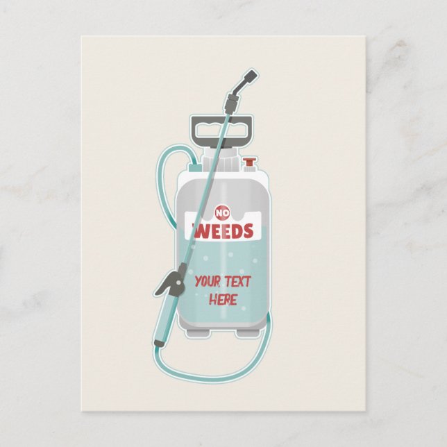 Postal Mantenimiento de huertas de rociado de maleza (Anverso)