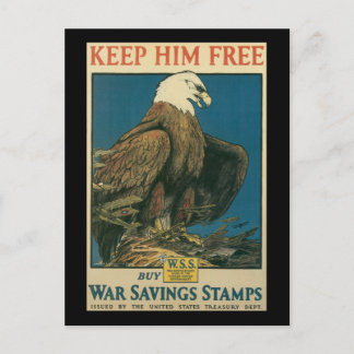 Postal Mantenlo libre de la Segunda Guerra Mundial
