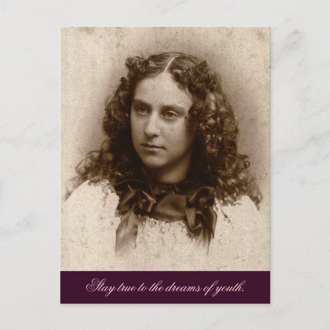Postal Mantente fiel a los sueños de la juventud (Anverso)