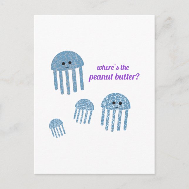 Postal Mantequilla de cacahuete (Anverso)