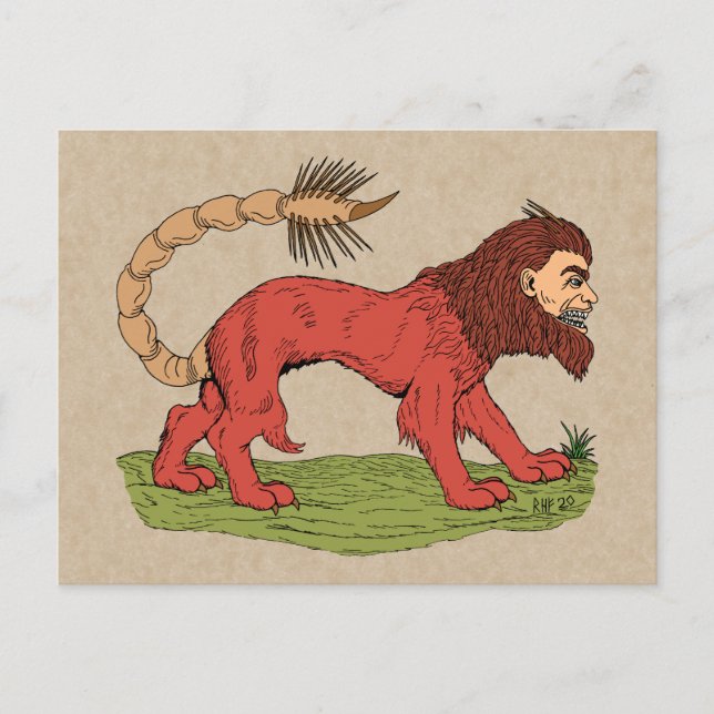 Postal Manticore (Anverso)