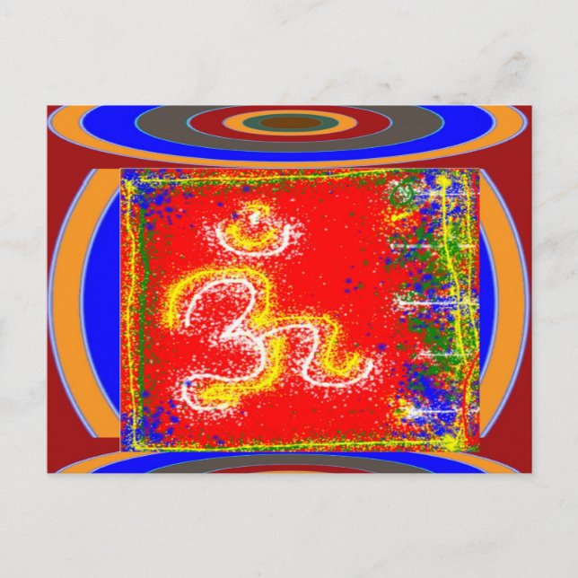 Postal MANTRA Shakti: Paz en el poder de la pasión (Anverso)