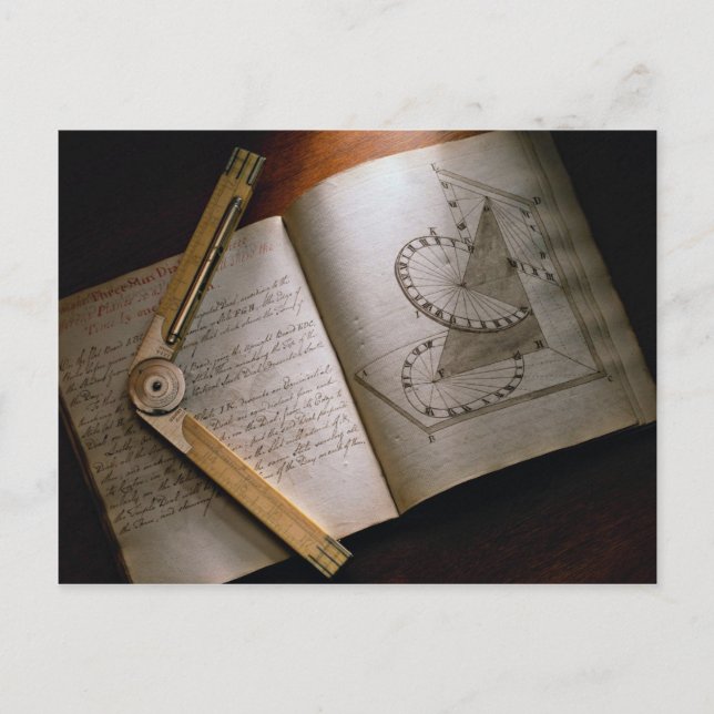 Postal Manual de cálculo y regla del arquitecto victorian (Anverso)