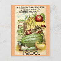 Manual de Jardín Vegetable de Frutas Vintage