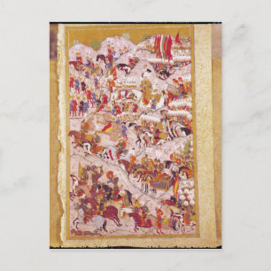 Postal manuscrito de Hunername: Suleyman