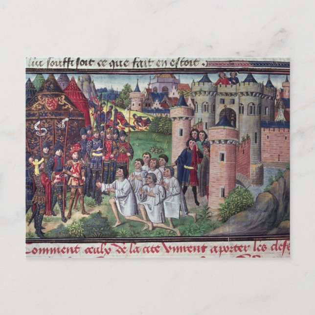 Postal Manuscrito de Jean Vauquelin (Anverso)