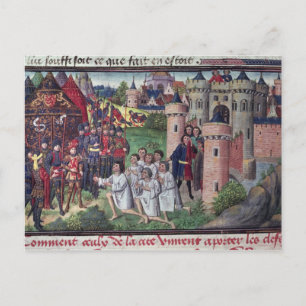 Postal Manuscrito de Jean Vauquelin