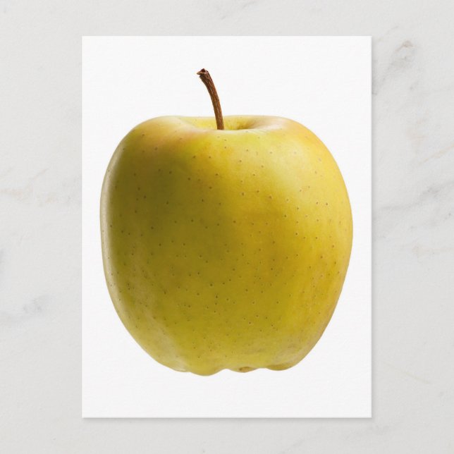 Postal manzana amarilla (Anverso)