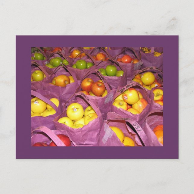 Postal Manzanas (Anverso)