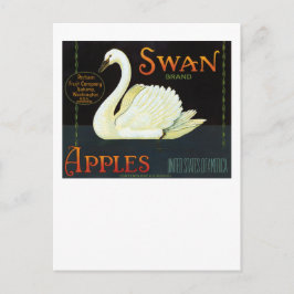 Postal Manzanas de marca de Swan
