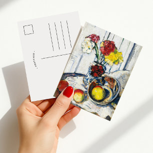 Postal Manzanas y flores   George Leslie Hunter