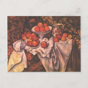 Postal Manzanas y Naranjas de Paul Cezanne (1839-1906)