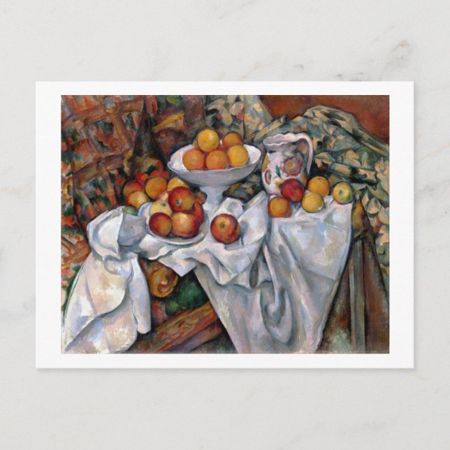 Postal Manzanas y Naranjas, Paul Cezanne, 1895-1900 (Anverso)