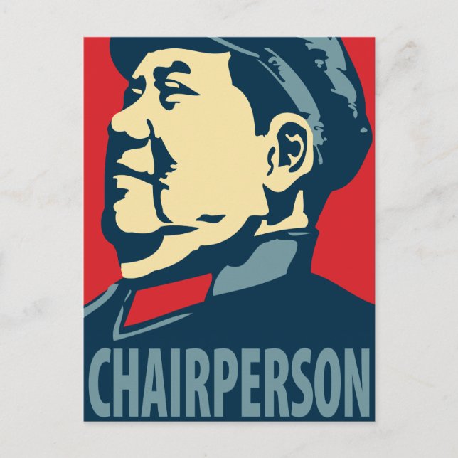 Postal Mao Tse-Tung - Presidente: Postcard de OHP (Anverso)